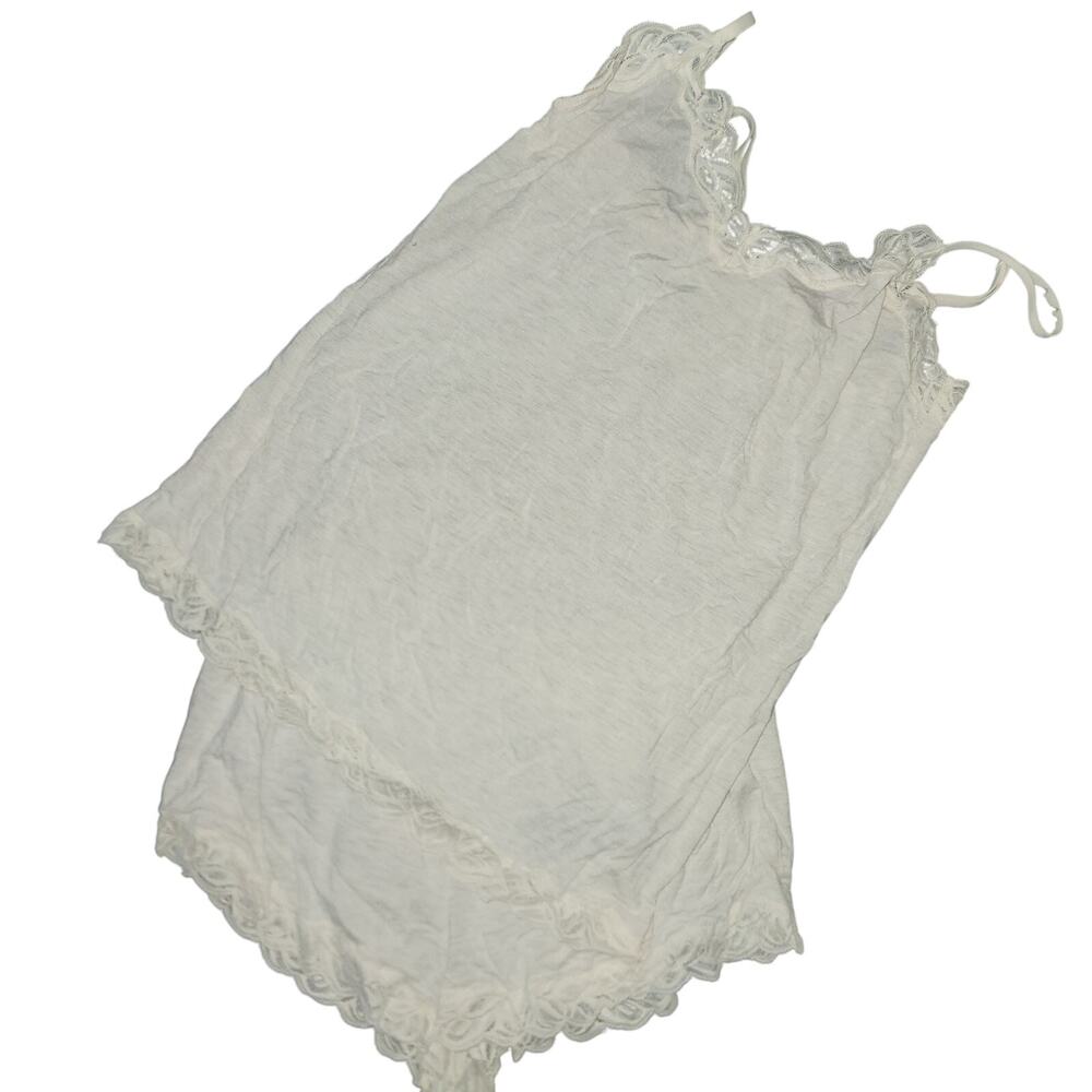 Oysho Light Beige Grey Camisole And Shorts Pajama‎ Set Size Sm